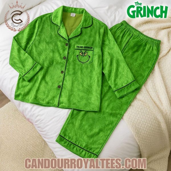 Team Grinch Christmas Pajamas Set Team Grinch Christmas Pajamas Set