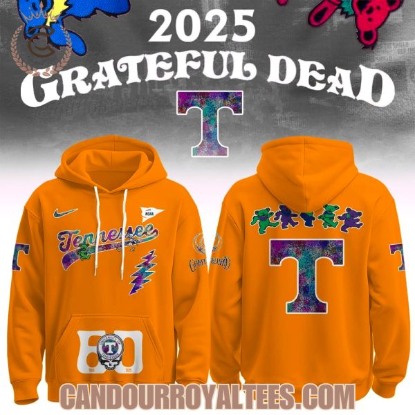 Tennessee Volunteers x Grateful Dead 60th 1965 2025 Hoodie Tennessee Volunteers x Grateful Dead 60th 1965 2025 Hoodie