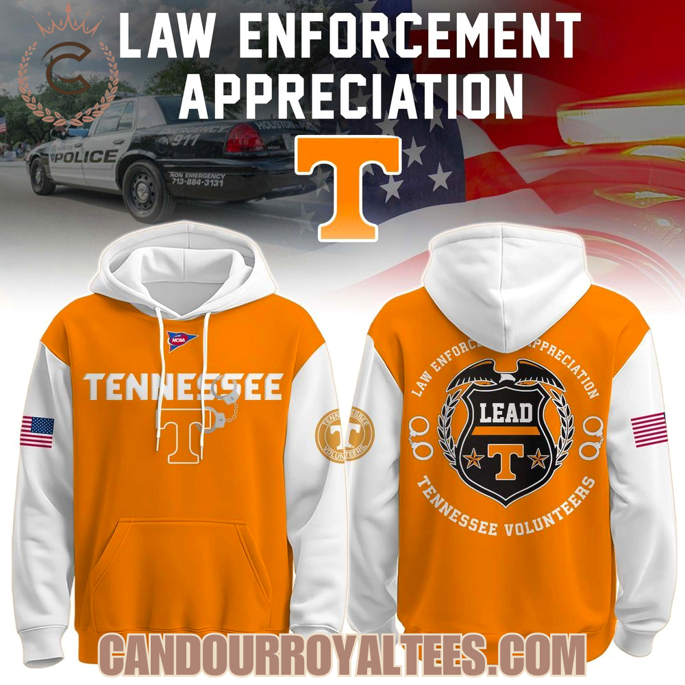 Tennessee Volunteers x Law Enforcement Appreciation Day Hoodie Tennessee Volunteers x Law Enforcement Appreciation Day Hoodie