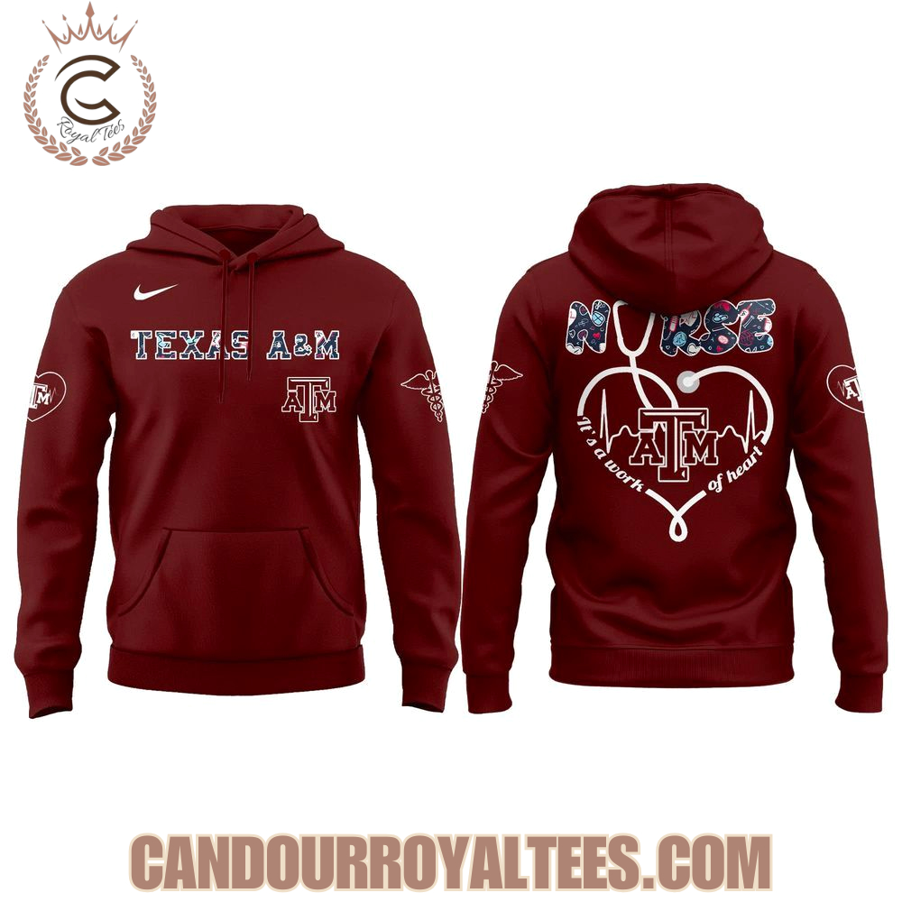 Texas A&M Aggies Nurses Night Hoodie Texas A&M Aggies Nurses Night Hoodie