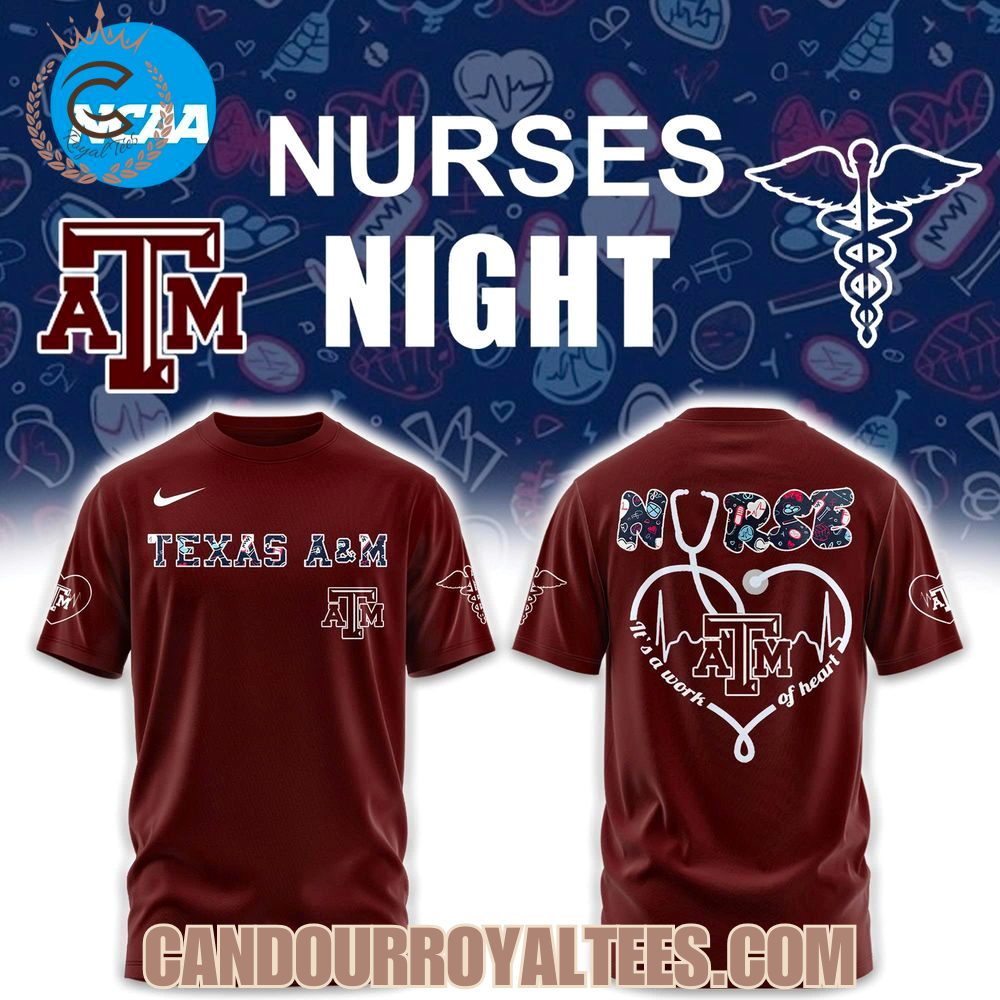 Texas A&M Aggies Nurses Night Hoodie Texas A&M Aggies Nurses Night Hoodie