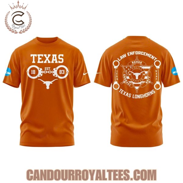 Texas Longhorns Law Enforcement Day T-Shirt