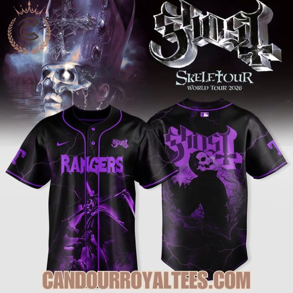 Texas Rangers x Ghost Skeletour 2026 North America Jersey