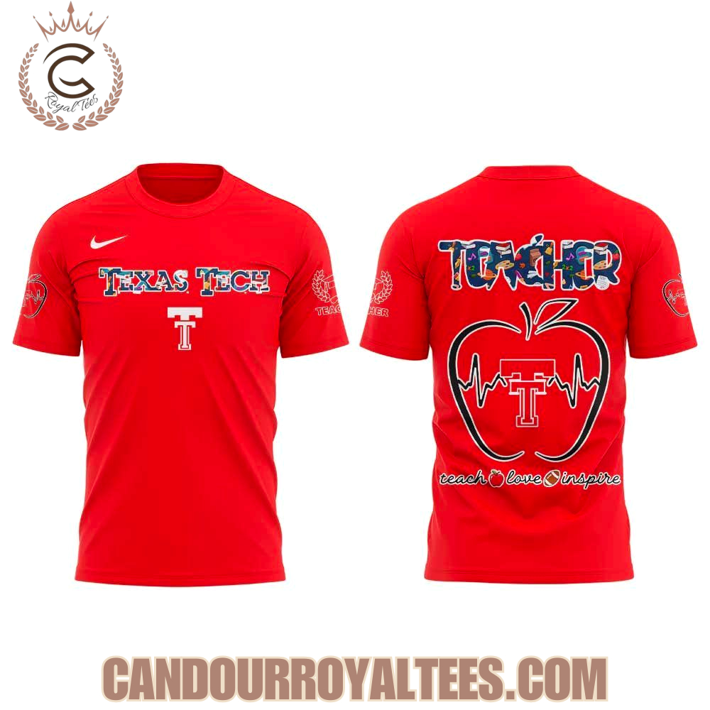 Texas Tech Red Raiders Teachers Appreciation 2025 Hoodie Texas Tech Red Raiders Teachers Appreciation 2025 Hoodie