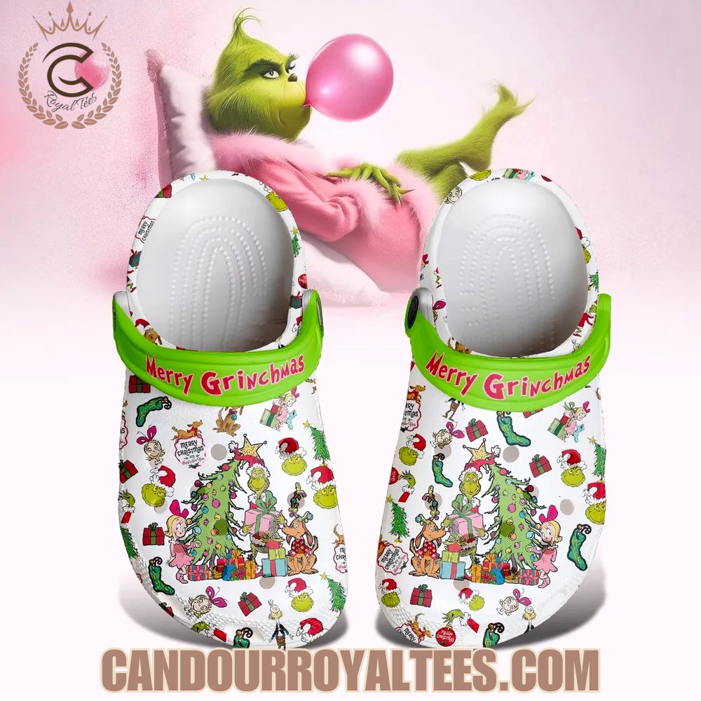 The Grinch x Christmas Crocs Crocband Clogs Shoes The Grinch x Christmas Crocs Crocband Clogs Shoes