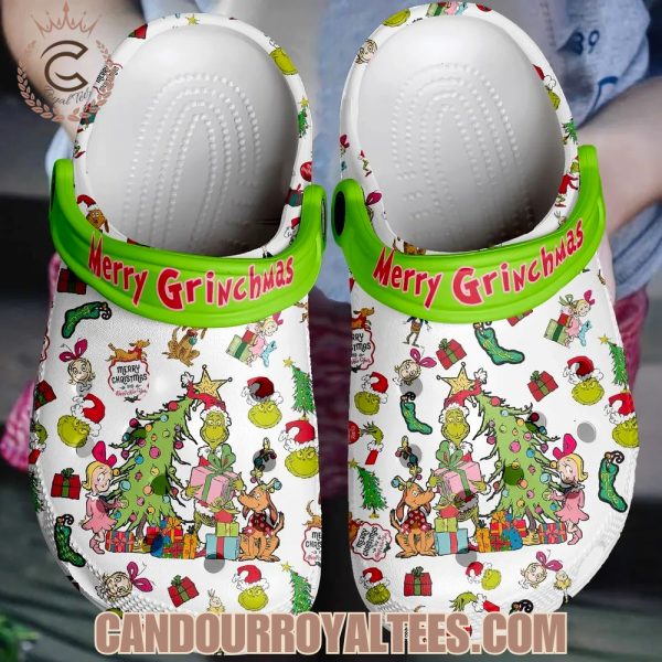 The Grinch x Christmas Crocs Crocband Clogs Shoes
