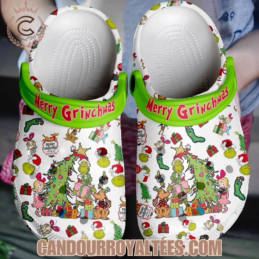 The Grinch x Christmas Crocs Crocband Clogs Shoes The Grinch x Christmas Crocs Crocband Clogs Shoes