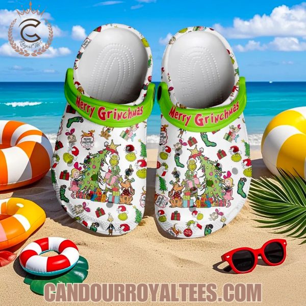 The Grinch x Christmas Crocs Crocband Clogs Shoes