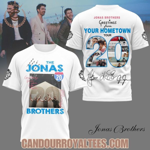 The Jonas Brothers Greetings From Your Hometown Tour T-Shirt The Jonas Brothers Greetings From Your Hometown Tour T-Shirt
