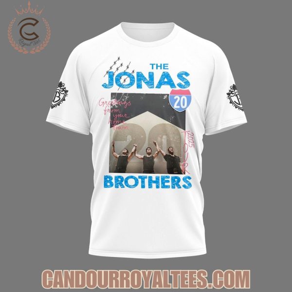 The Jonas Brothers Greetings From Your Hometown Tour T-Shirt