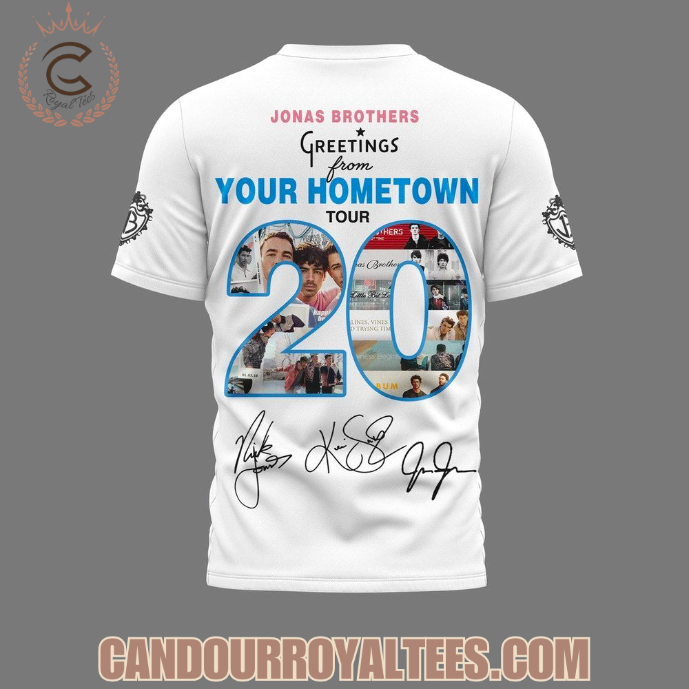 The Jonas Brothers Greetings From Your Hometown Tour T-Shirt The Jonas Brothers Greetings From Your Hometown Tour T-Shirt