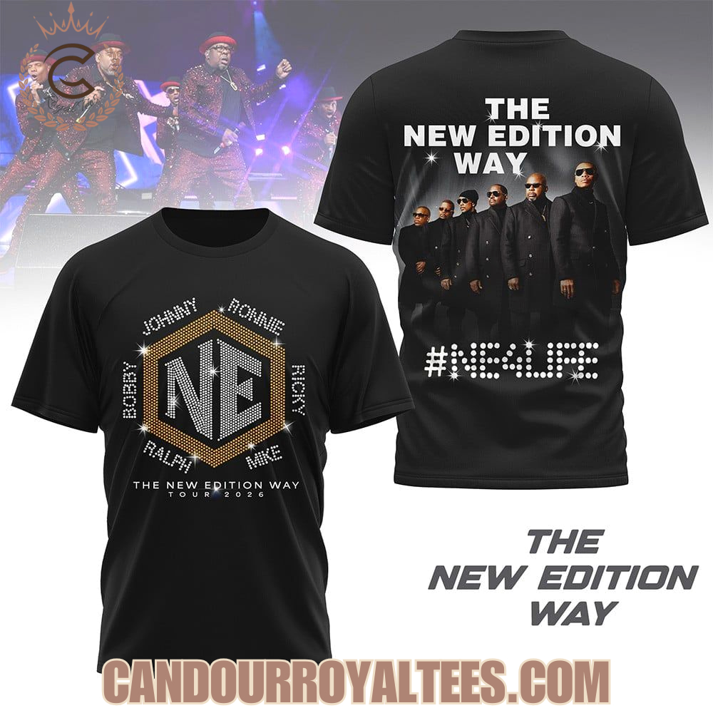 The New Edition Way Tour 2026 T-Shirt The New Edition Way Tour 2026 T-Shirt