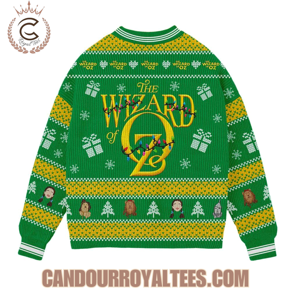 The Wizard Of Oz Christmas In The Land Of Oz Sweater The Wizard Of Oz Christmas In The Land Of Oz Sweater