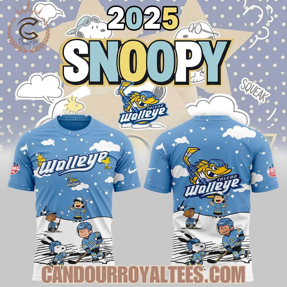 Toledo Walleye Snoopy and Friends Hoodie Toledo Walleye Snoopy and Friends Hoodie