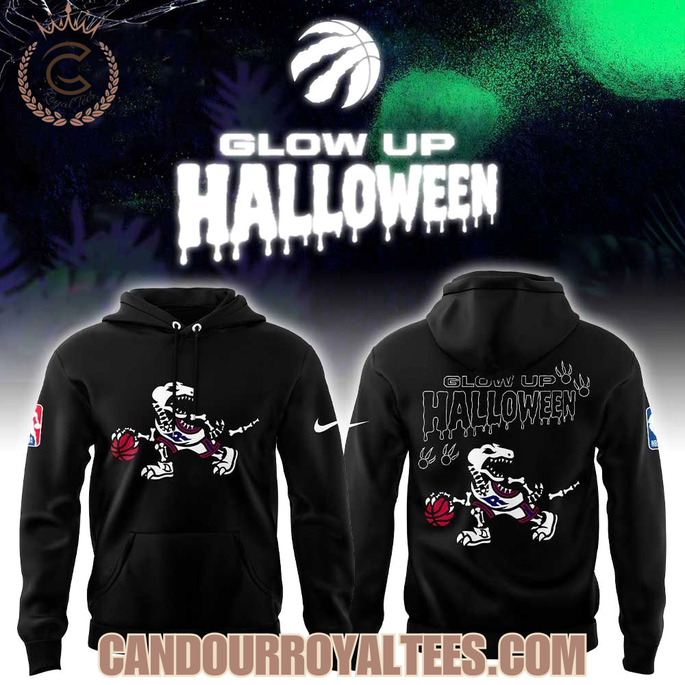 Toronto Raptors Glow In The Dark Halloween Hoodie Toronto Raptors Glow In The Dark Halloween Hoodie