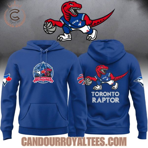 Toronto Raptors x Blue Jays Hybrid Logo Hoodie Toronto Raptors x Blue Jays Hybrid Logo Hoodie