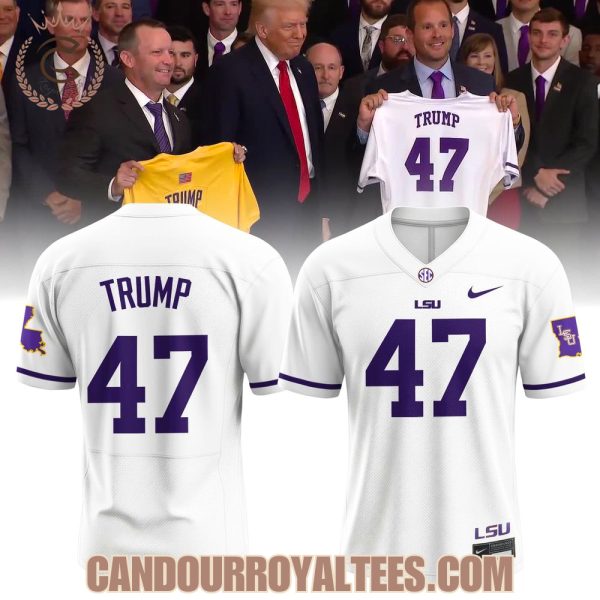 Trump x x LSU Tigers White Jersey Trump x x LSU Tigers White Jersey