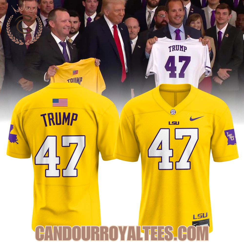Trump x x LSU Tigers Yellow Jersey Trump x x LSU Tigers Yellow Jersey