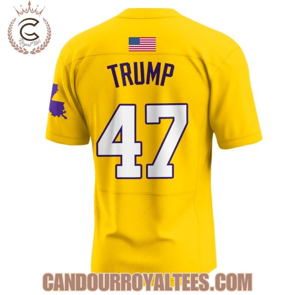 Trump x x LSU Tigers Yellow Jersey
