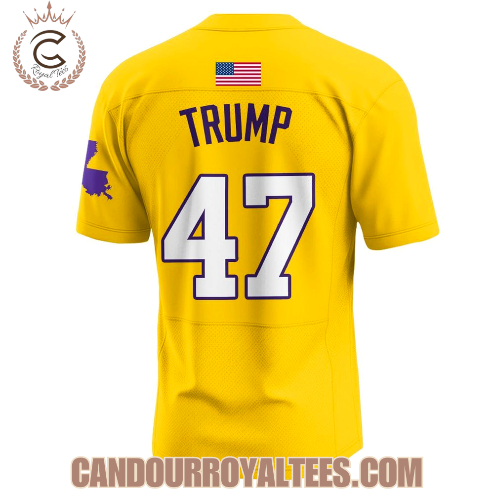 Trump x x LSU Tigers Yellow Jersey Trump x x LSU Tigers Yellow Jersey