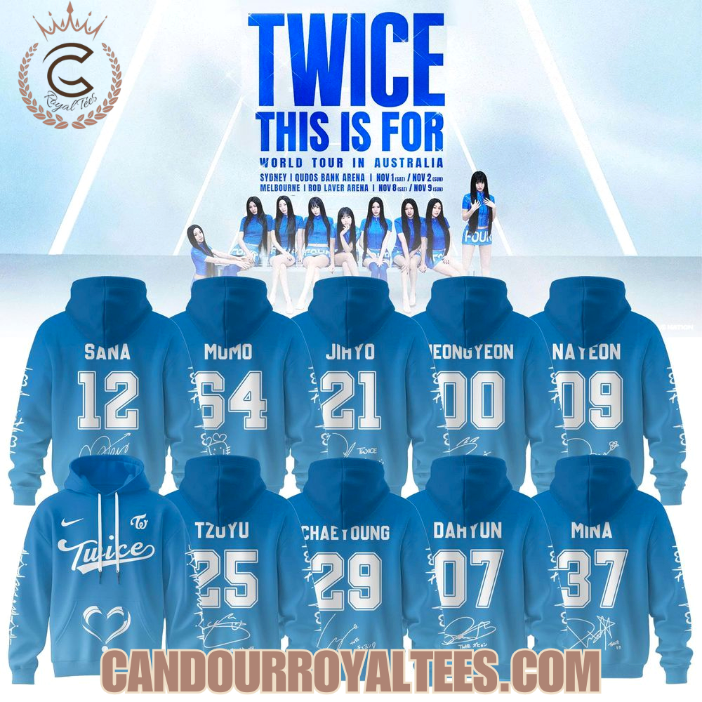 TWICE This is For World Tour In Australia Hoodie TWICE This is For World Tour In Australia Hoodie