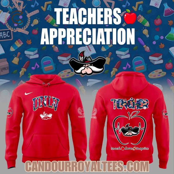 UNLV Rebels Teachers Appreciation 2025 Hoodie