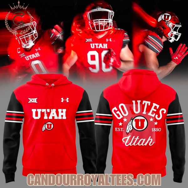 Utah All Red Everything Uniform Hoodie Utah All Red Everything Uniform Hoodie