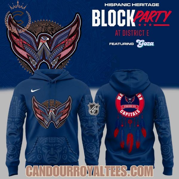 Washington Capitals Hispanic Heritage Hoodie Washington Capitals Hispanic Heritage Hoodie
