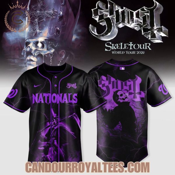 Washington Nationals x Ghost Skeletour 2026 North America Jersey
