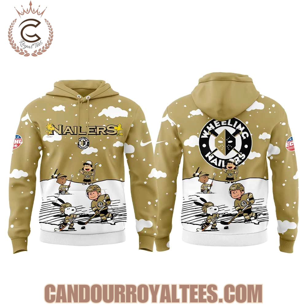 Wheeling Nailers Snoopy and Friends Hoodie Wheeling Nailers Snoopy and Friends Hoodie