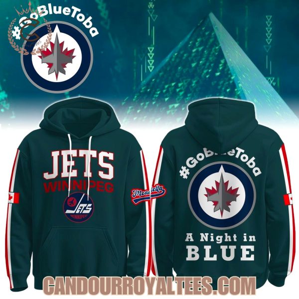 Winnipeg Jets x #GoBlueToba Hoodie Winnipeg Jets x #GoBlueToba Hoodie