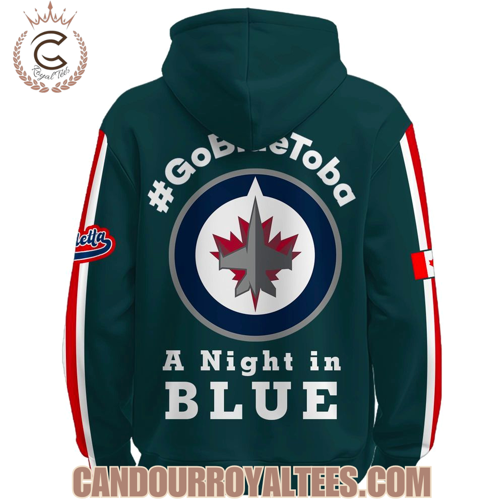 Winnipeg Jets x #GoBlueToba Hoodie Winnipeg Jets x #GoBlueToba Hoodie