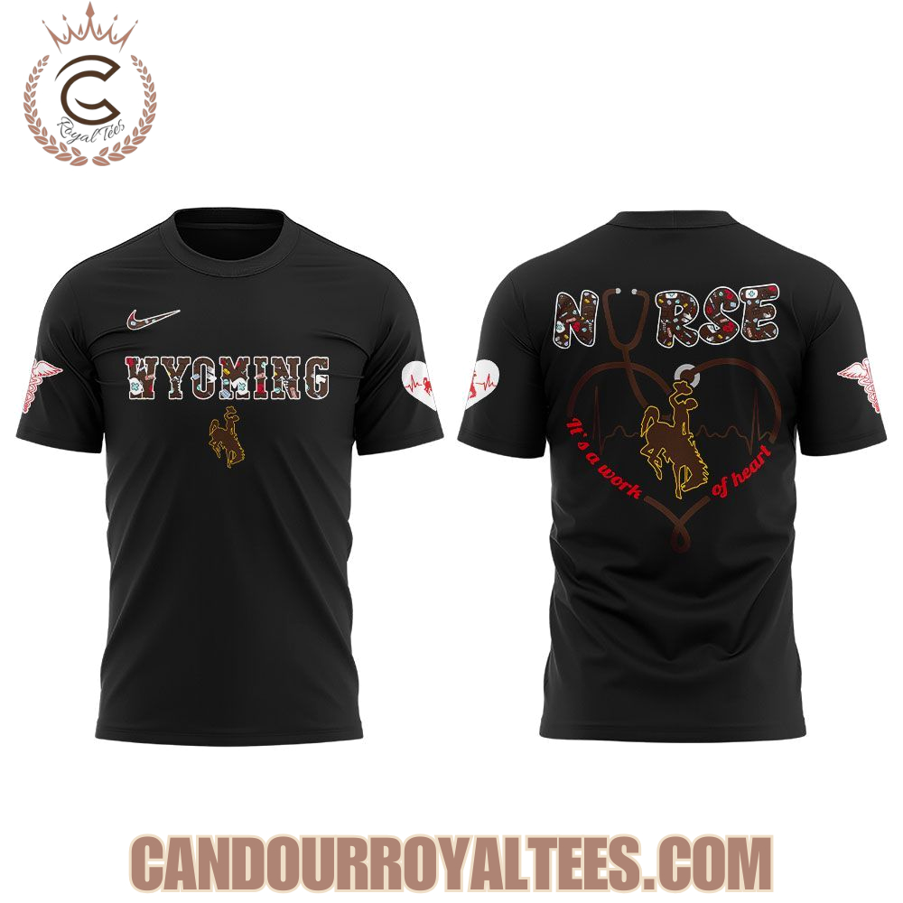 Wyoming Cowboys Nurses Appreciation 2025 Black Hoodie Wyoming Cowboys Nurses Appreciation 2025 Black Hoodie