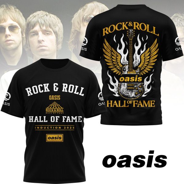 Oasis Rock & Roll Hall of Fame 2025 T-Shirt