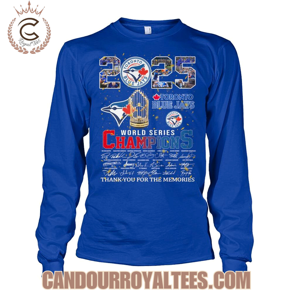 2025 Toronto Blue Jays World Series Champions T-Shirt 2025 Toronto Blue Jays World Series Champions T-Shirt