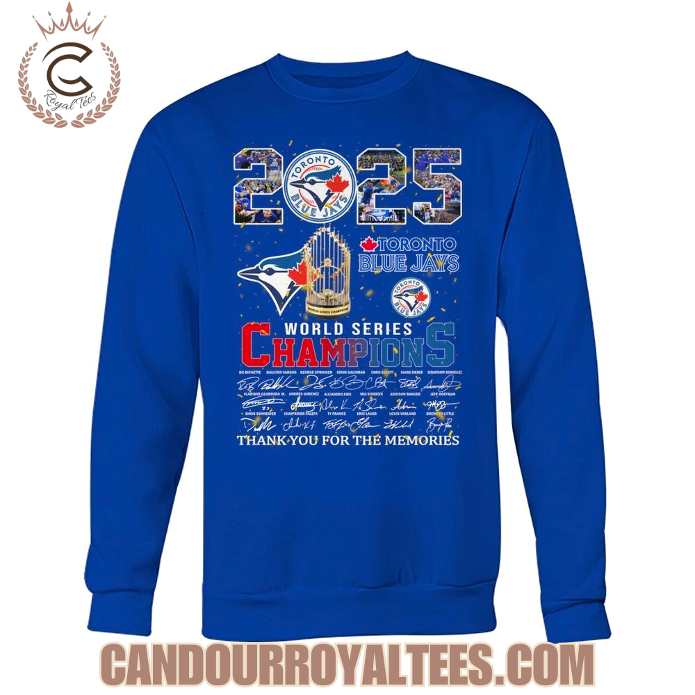2025 Toronto Blue Jays World Series Champions T-Shirt 2025 Toronto Blue Jays World Series Champions T-Shirt