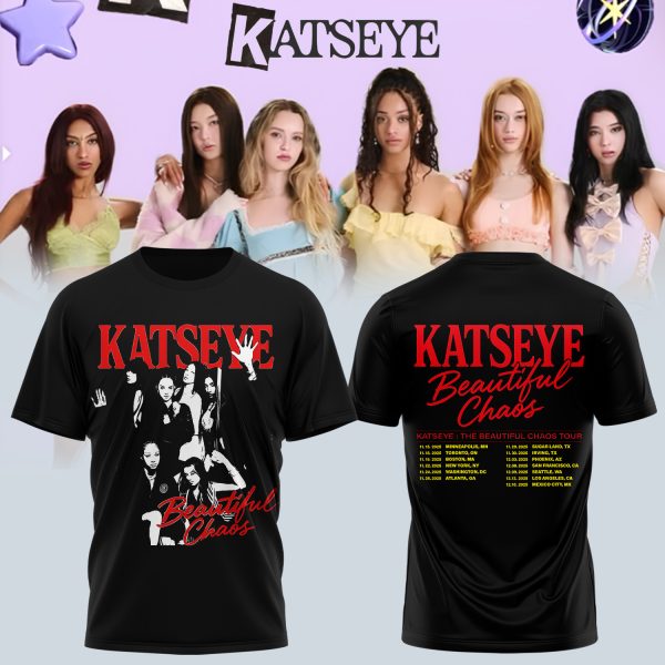 KATSEYE The Beautiful Cháo Tour 2025 T-Shirt