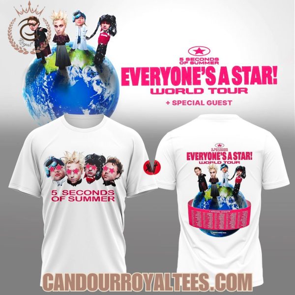 5 Seconds Of Summer Everyone’s A Star! World Tour Tshirt, Hoodie