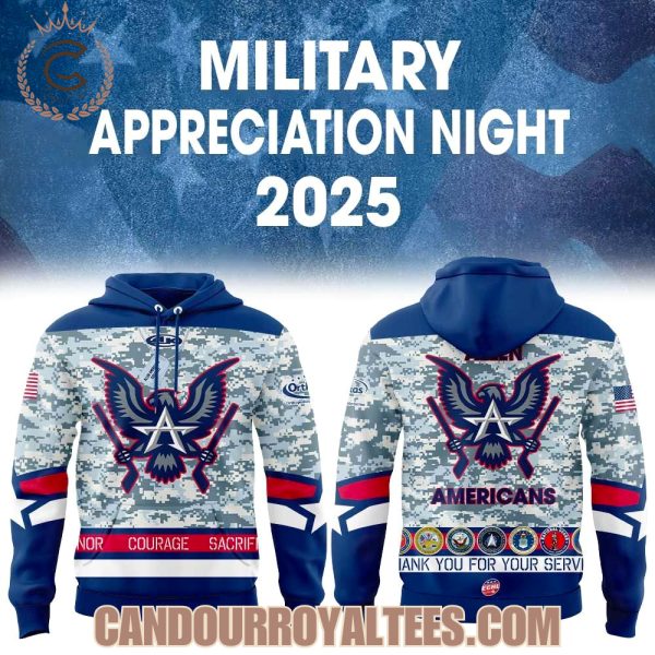 Allen Americans x Military Appreciation Night Hoodie