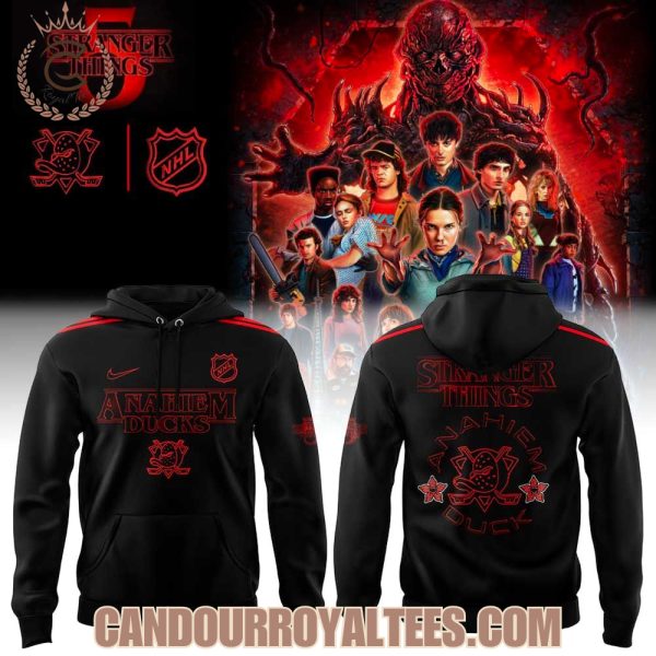 Anaheim Ducks Stranger Things 5 Hoodie