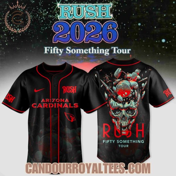 Arizona Cardinals x RUSH 2026 Fifty Something Tour Baseball Jersey