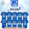 Los Angeles Chargers X TWICE This Is For World Tour Part II Jersey
