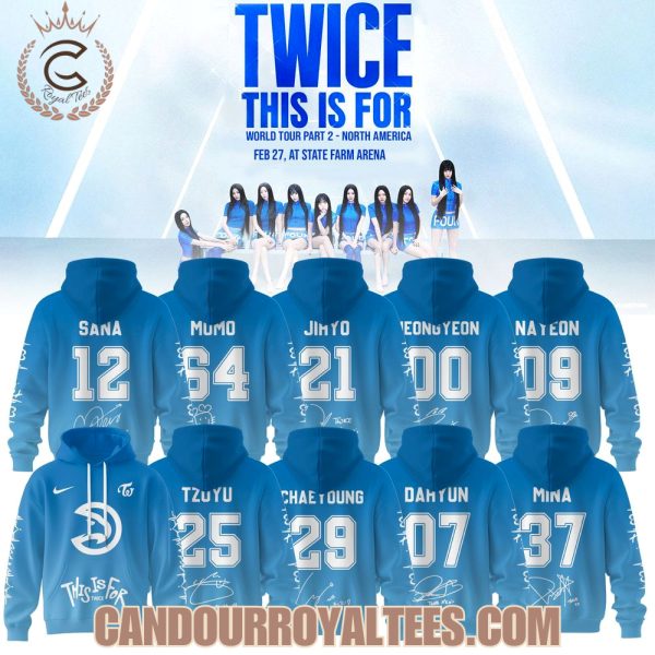 Atlanta Hawks X TWICE This Is For World Tour Part II 2026 Hoodie