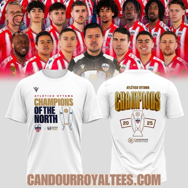 Atlético Ottawa Champions Of The North Tshirt, Hoodie