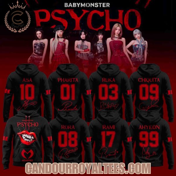 Babymonster Psycho We Go Up Hoodie