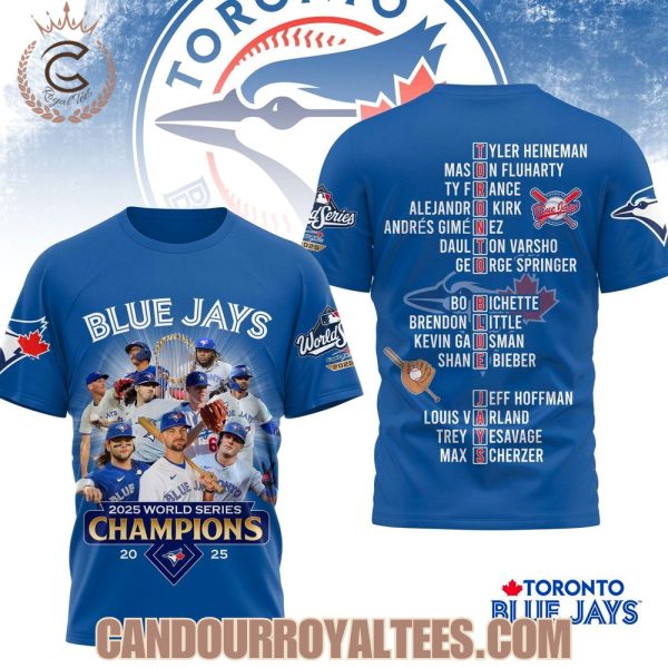 Blue Jays 2025 World Series Champions T-Shirt