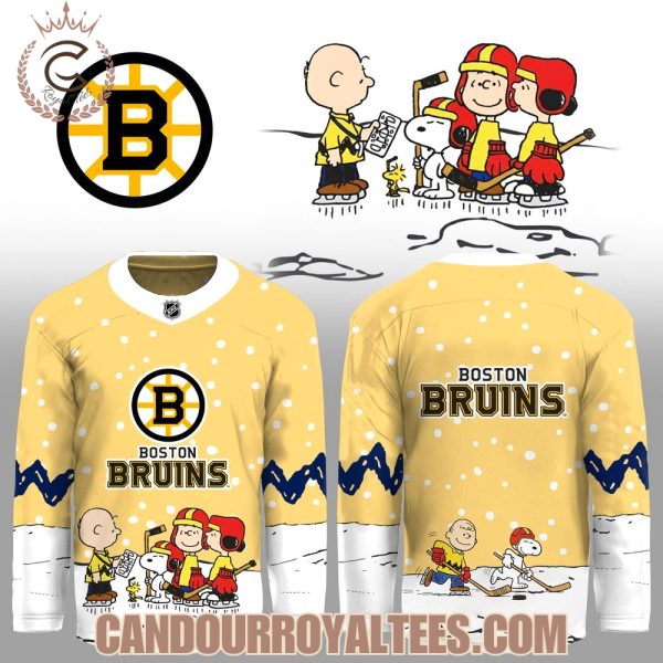 Boston Bruins x Snoopy 2025 Jersey