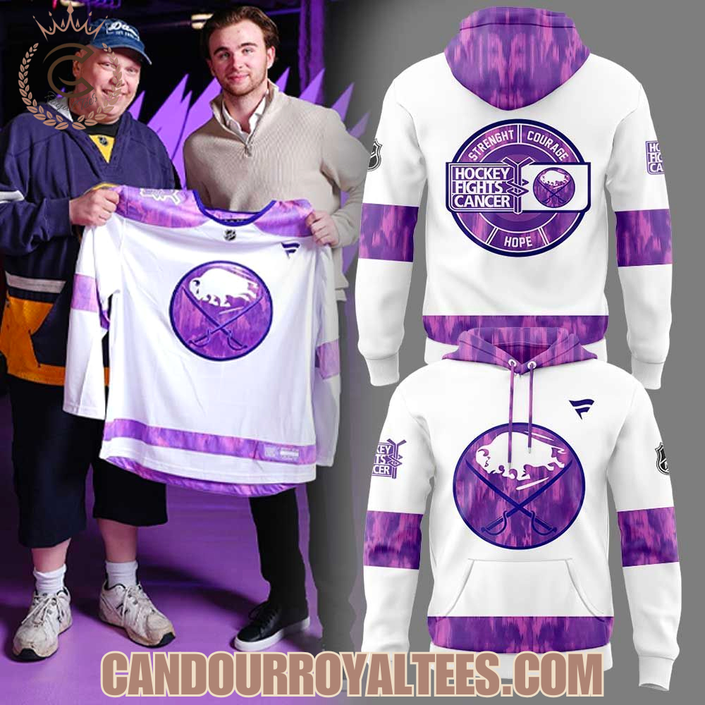 Buffallo Sabres Hockey Fights Cancer Hoodie Buffallo Sabres Hockey Fights Cancer Hoodie