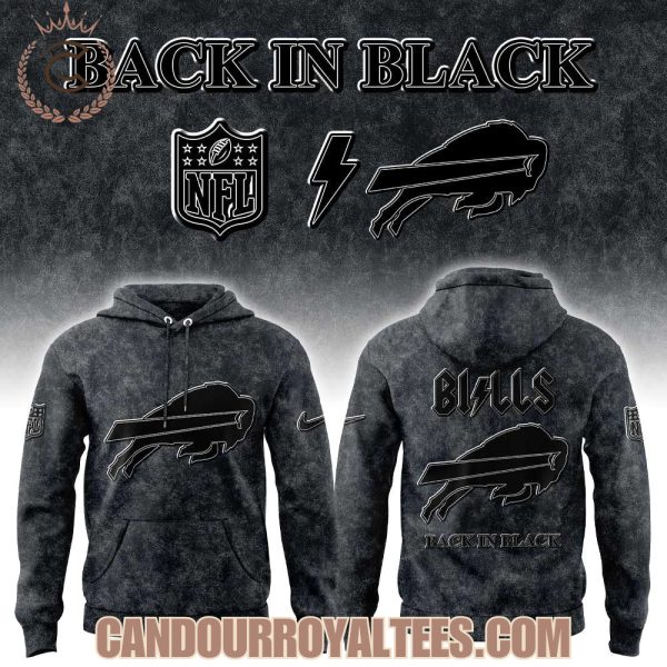 Buffalo Bills Back In Black 2025 Hoodie
