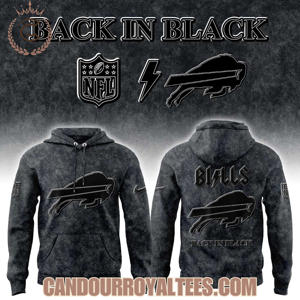 Buffalo Bills Back In Black 2025 Hoodie Buffalo Bills Back In Black 2025 Hoodie